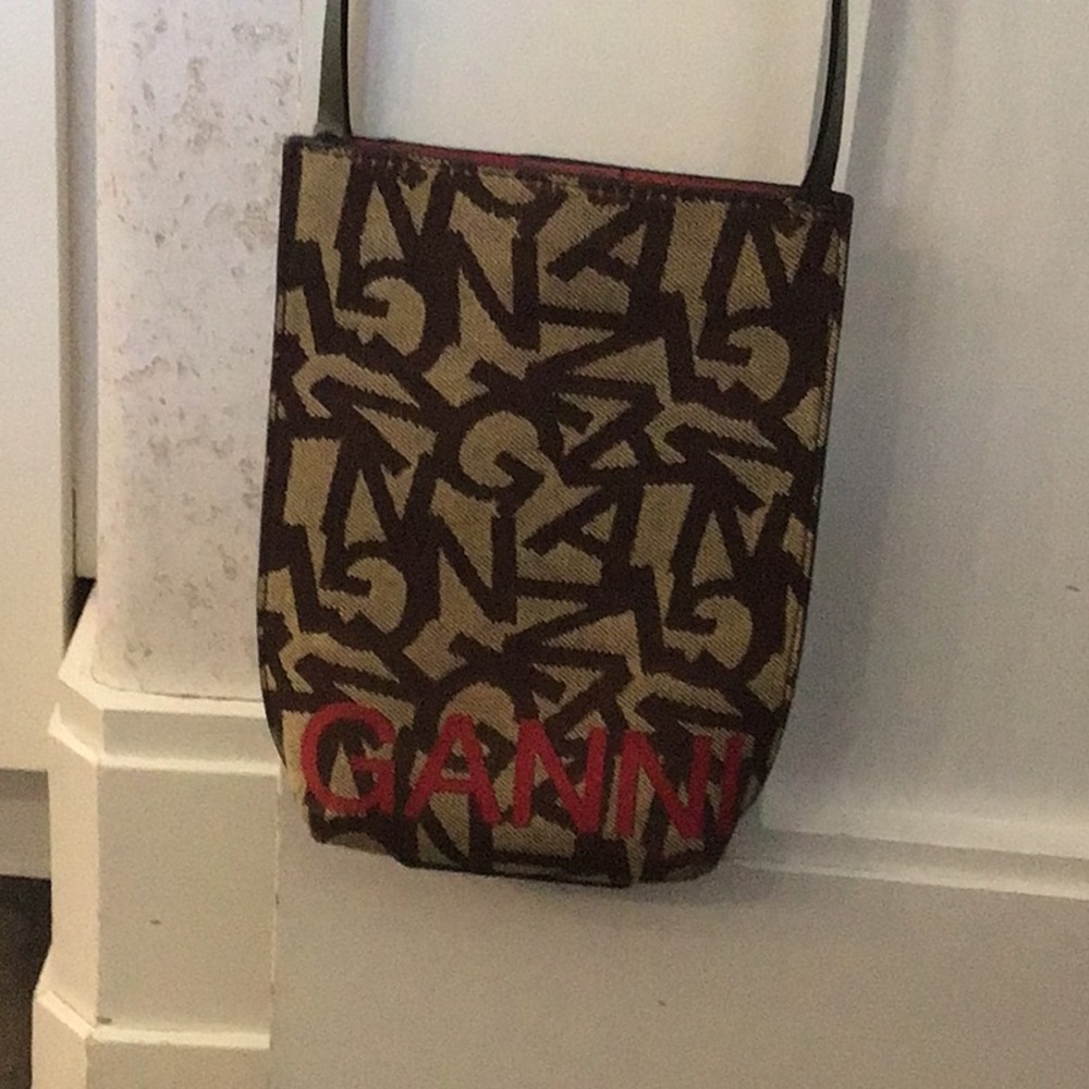Ganni Patterned Crossbody Bag